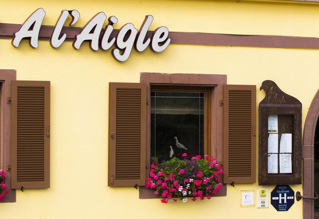 Restaurant A L'Aigle Hotel Wimmenau Bagian luar foto